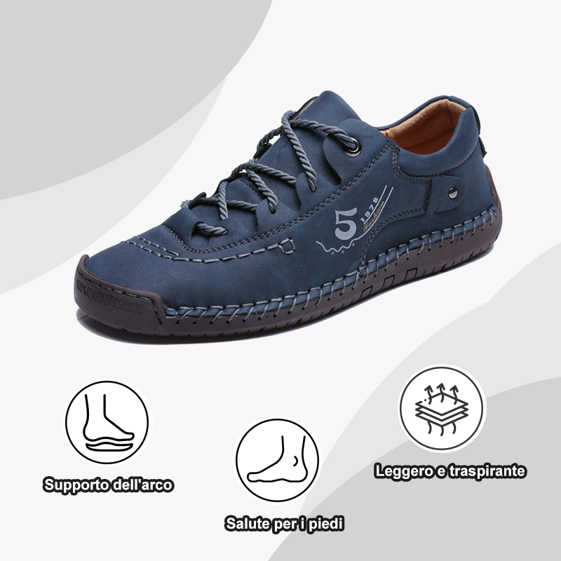 [Sconto del 50% oggi - da non perdere] Scarpe ortopediche dal design ergonomico - pelle di alta qualità + cucite a mano