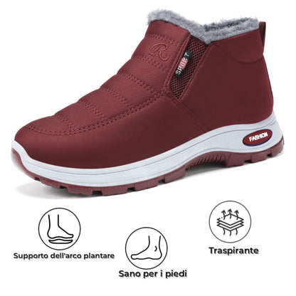 🔥Sconto del 67% oggi - Non perderlo!⏰Scarpa ortopedica invernale ergonomica per dolori a piedi, ginocchia e schiena - Unisex
