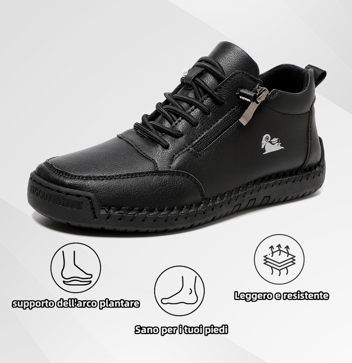 Scarpe ortopediche unisex USERGOING®| Pelle di vitello impermeabile e antiscivolo di alta qualità | Design ergonomico per alleviare il fastidio a schiena, articolazioni e piedi | Sconto del 50% per un periodo limitato, fino a esaurimento scorte