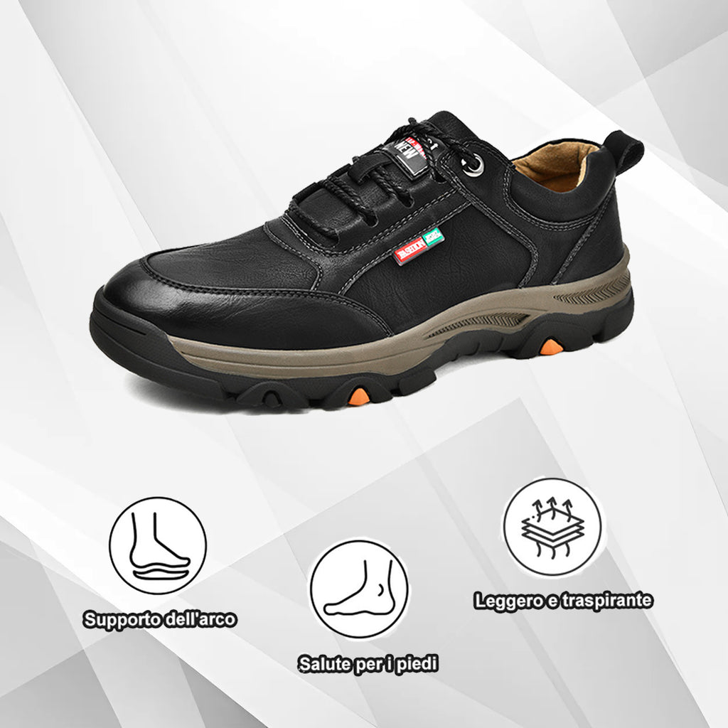 (🔥50% di sconto oggi - prendilo!) Scarpe ortopediche premium ed eleganti 👞 - Design ergonomico per alleviare il dolore