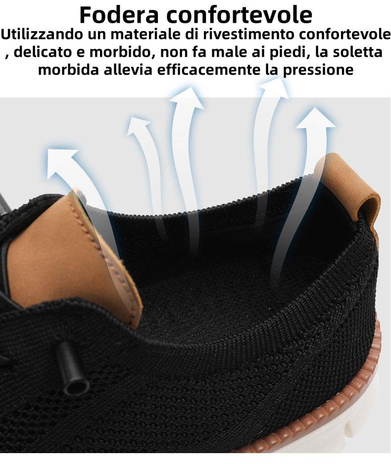 ⏰Sconto del 50% per un periodo limitato! Scarpe da passeggio slip-on. Morbide e comode per camminare tutto il giorno 👞supporto dell'arco plantare - allevia il dolore ai piedi