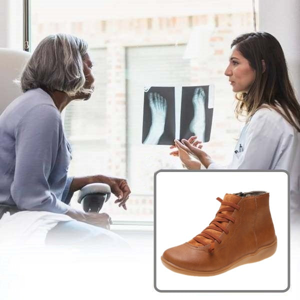 [🔥Oggi metà prezzo: da non perdere] Scarpe ortopediche da donna dal design ergonomico - design con supporto dell'arco plantare👞Sbarazzati facilmente del dolore ai piedi