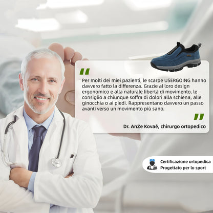 Scarpe ortopediche mediche USERGOING® | Progettate ergonomicamente per un efficace sollievo dal dolore