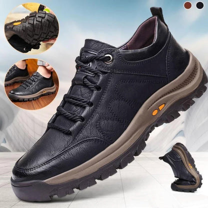 (🎉Saldi primaverili -50%, solo per oggi - da non perdere) - Scarpe ortopediche da uomo in autentica pelle di vitello australiana✅ Camminata comoda, sollievo dal dolore