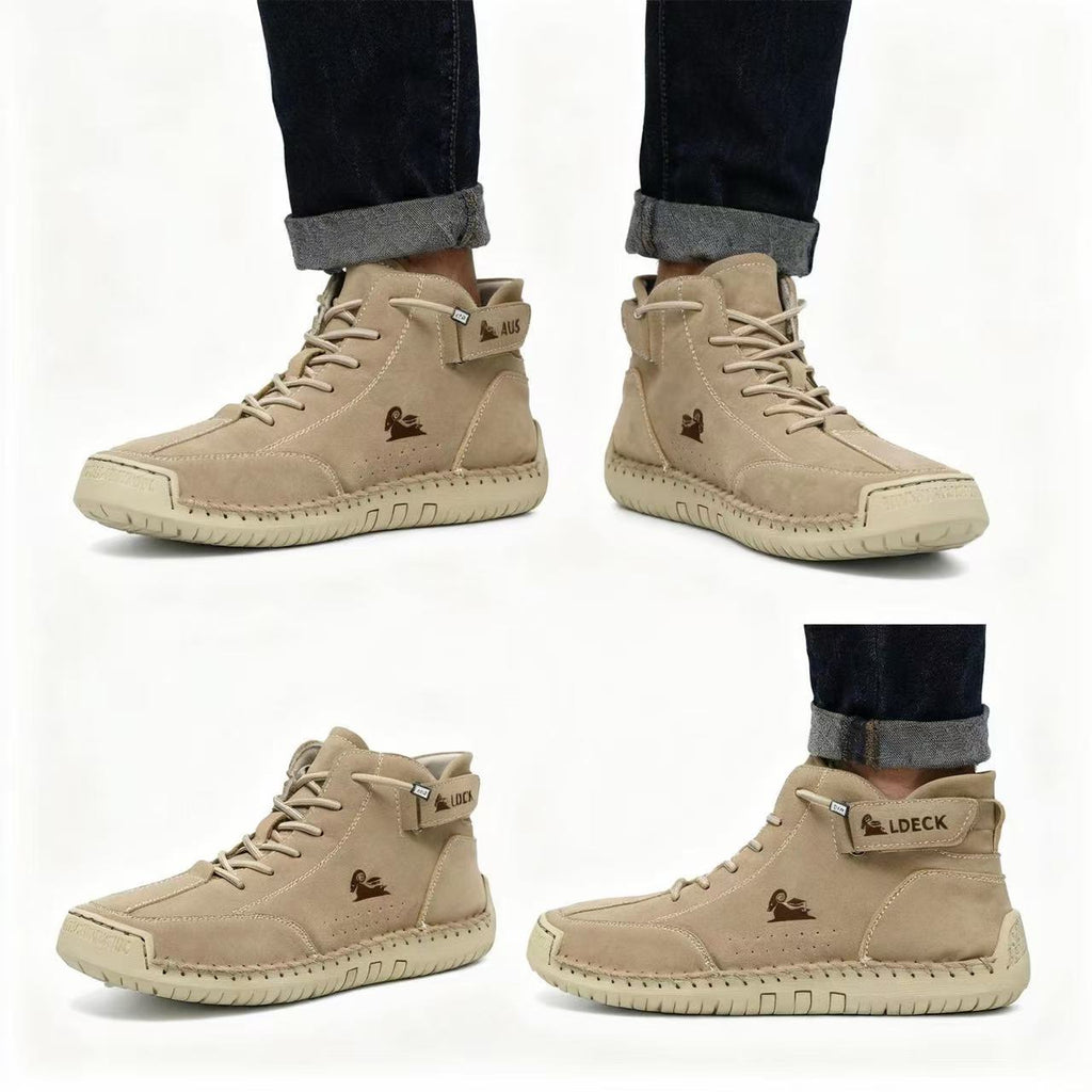 🐂 Scarpe da uomo in pelle di vitello prodotte in Australia 👞 Cucite a mano, facili da indossare e da togliere ✅ Supporto dell'arco plantare, sollievo dal dolore - camminare confortevole