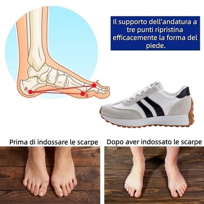 【⏰Ultimo giorno, 70% di sconto! Non perdete l'occasione!】Scarpe ortopediche ergonomiche con assorbimento degli urti, ✅️scarpe ortopediche salutari progettate specificamente per le donne europee.