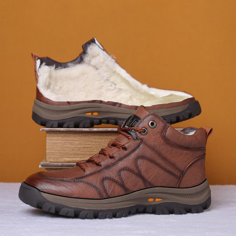 Usergoing® | Scarpe italiane in pelle di vitello morbida e confortevole - supporto plantare per alleviare il dolore | Disponibili anche in versione peluche 🔥