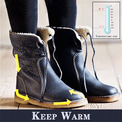 🔥Sconto del 50% oggi - Non perdere queste scarpe ortopediche dal design ergonomico - fodera in pile invernale + cuciture a mano 👞