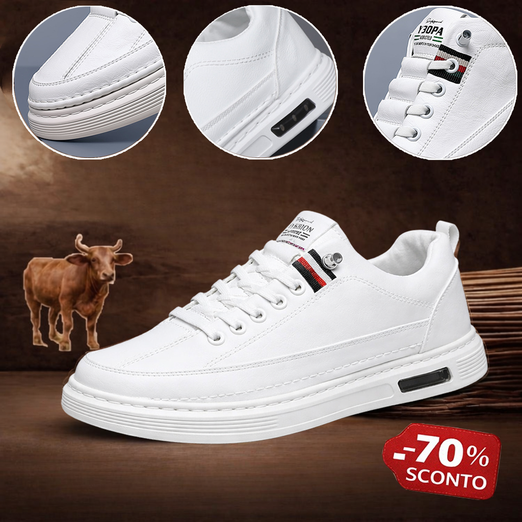 🔥 Scarpe in pelle Premium 🦶 Alleviano efficacemente il dolore ai piedi e la fascite plantare. Ideali per le lunghe camminate; facili da indossare e sfilare ✅ Ampia gamma di taglie disponibili.