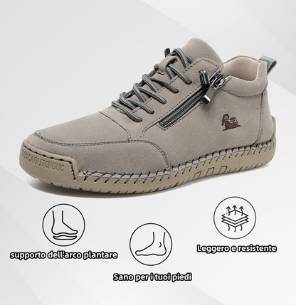 Scarpe ortopediche unisex USERGOING®| Pelle di vitello impermeabile e antiscivolo di alta qualità | Design ergonomico per alleviare il fastidio a schiena, articolazioni e piedi | Sconto del 50% per un periodo limitato, fino a esaurimento scorte