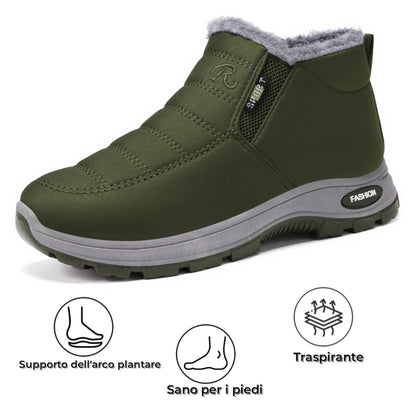 🔥Sconto del 67% oggi - Non perderlo!⏰Scarpa ortopedica invernale ergonomica per dolori a piedi, ginocchia e schiena - Unisex