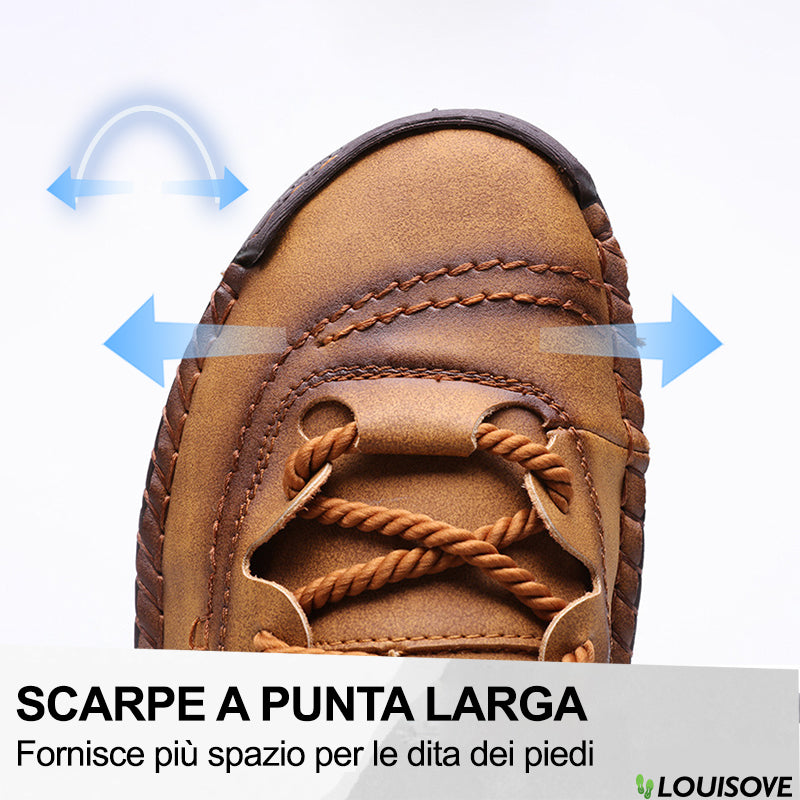 [Sconto del 50% oggi - da non perdere] Scarpe ortopediche dal design ergonomico - pelle di alta qualità + cucite a mano