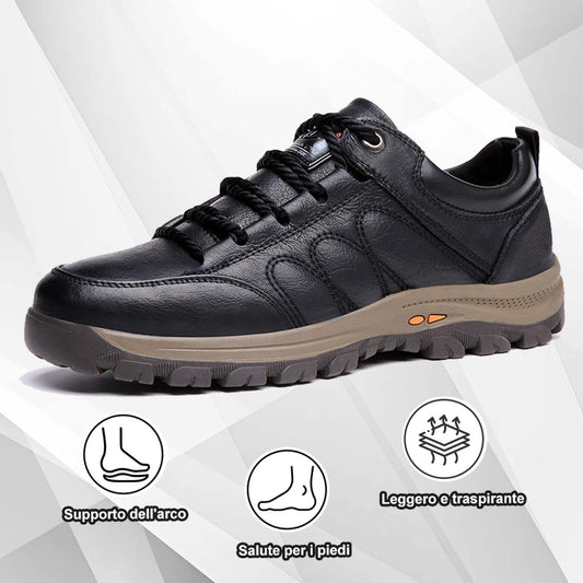 (🔥50% di sconto oggi - prendilo!) Scarpe ortopediche premium ed eleganti 👞 - Design ergonomico per alleviare il dolore