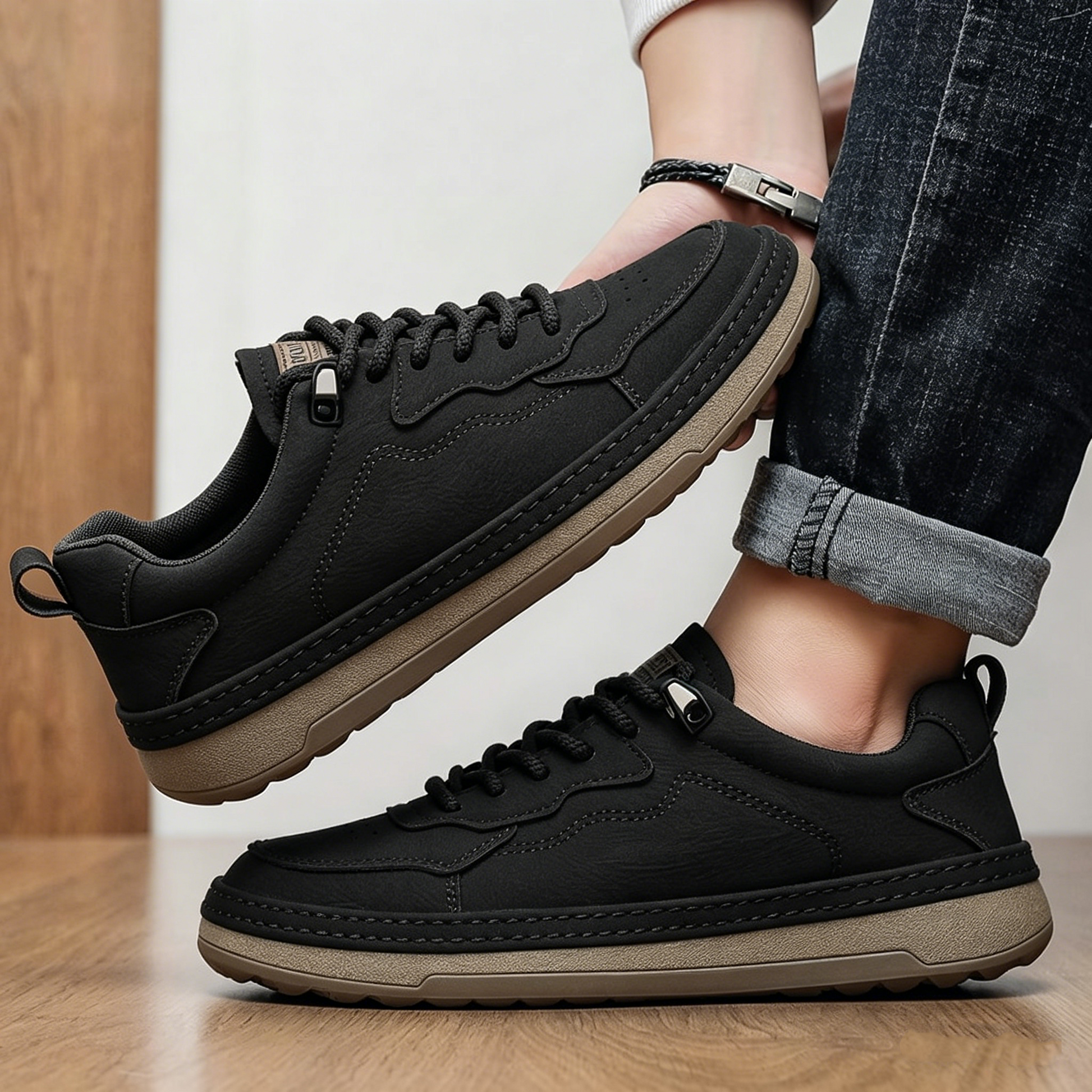 ⏰ Approfitta oggi dello sconto del 70%: non perdere l'occasione! Queste scarpe ortopediche ergonomiche in pelle scamosciata alleviano efficacemente il dolore ai piedi✅️.