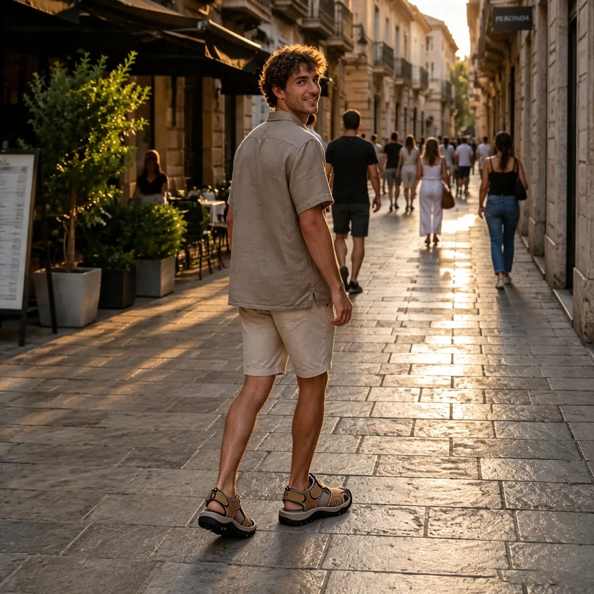 Scarpe da uomo🎉Sconto del 40% oggi - non perdete l'occasione! ⏰ Scarpe estive ortopediche ergonomiche con supporto plantare 👞 Alleviano facilmente il dolore ai piedi