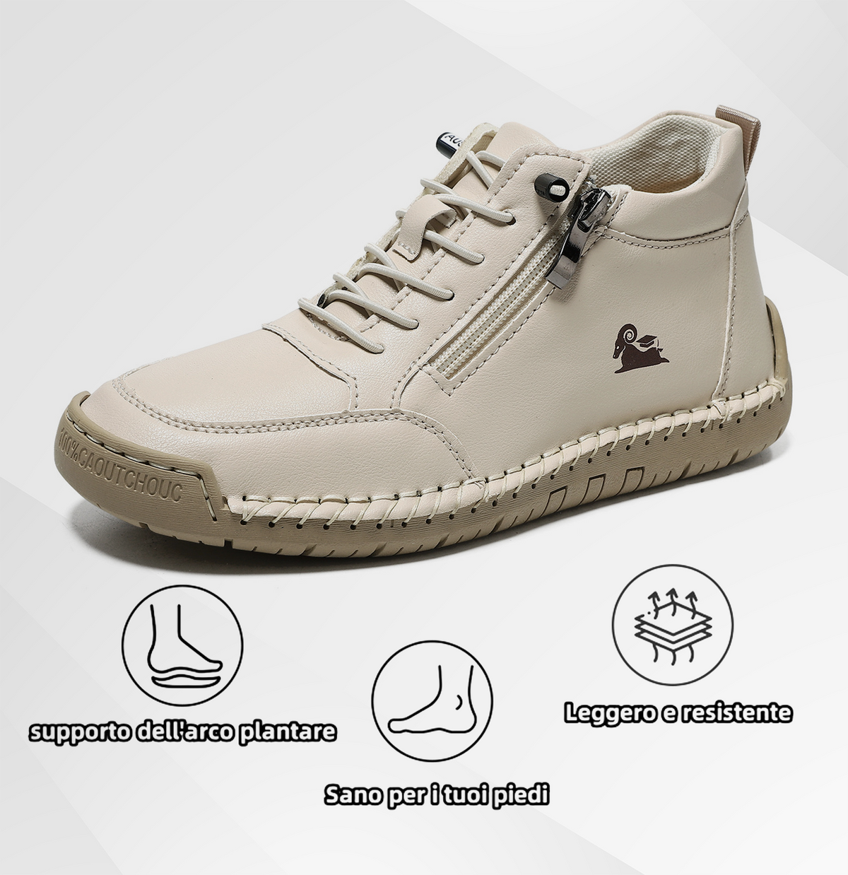 Scarpe ortopediche unisex USERGOING®| Pelle di vitello impermeabile e antiscivolo di alta qualità | Design ergonomico per alleviare il fastidio a schiena, articolazioni e piedi | Sconto del 50% per un periodo limitato, fino a esaurimento scorte