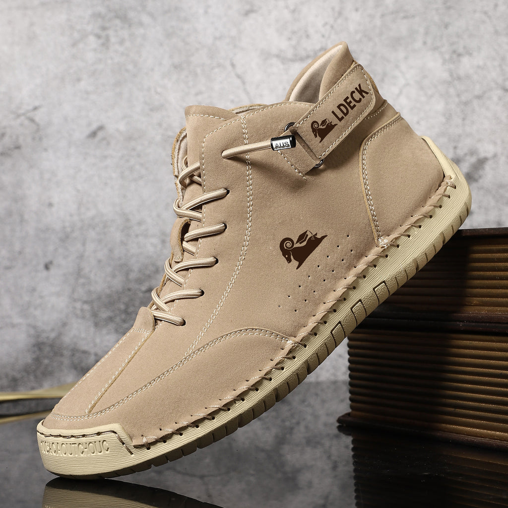 🐂 Scarpe da uomo in pelle di vitello prodotte in Australia 👞 Cucite a mano, facili da indossare e da togliere ✅ Supporto dell'arco plantare, sollievo dal dolore - camminare confortevole