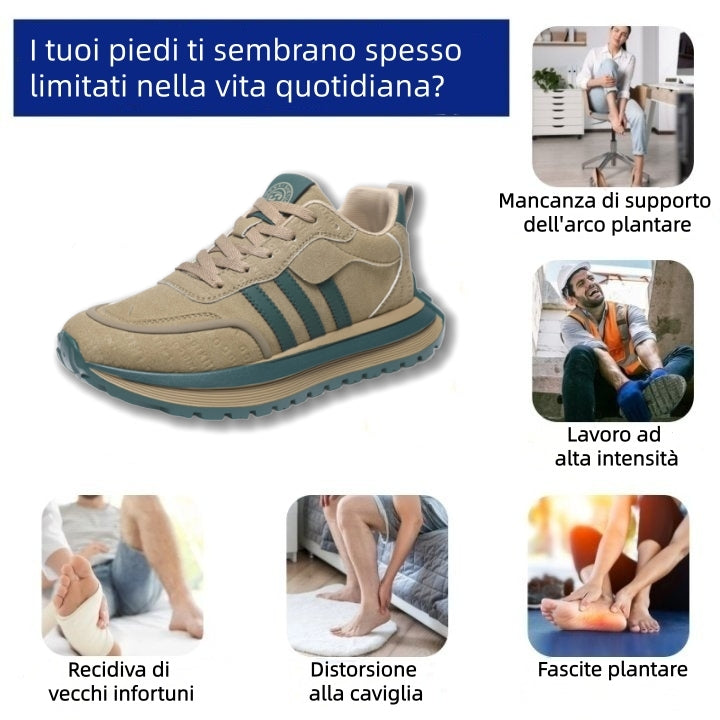 🔥 Ultimo giorno! Risparmia il 67%! ⏰ Scarpe ortopediche da uomo dal design ergonomico ✅ Morbide, comode e con un supporto eccellente 🦶 - Allevia efficacemente il dolore ai piedi