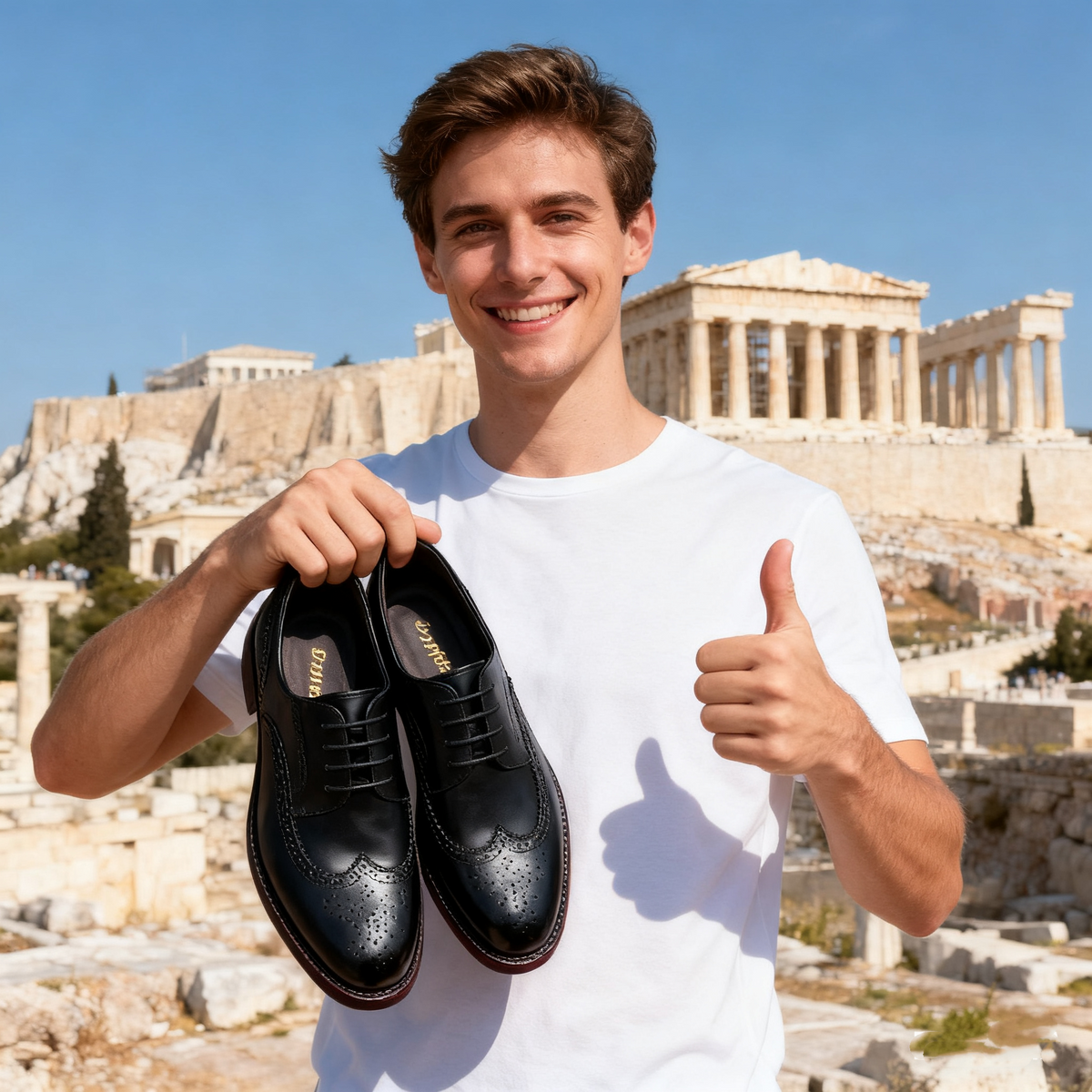 Scarpe ortopediche da uomo Usergoing®| Scarpe in vera pelle comode e di alta qualità | Design ergonomico per alleviare il disagio alla schiena, alle articolazioni e ai piedi | Sconto del 50% per un periodo limitato, fino a esaurimento scorte