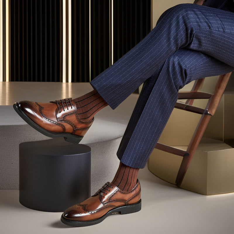 Scarpe ortopediche da uomo Usergoing®| Scarpe in vera pelle comode e di alta qualità | Design ergonomico per alleviare il disagio alla schiena, alle articolazioni e ai piedi | Sconto del 50% per un periodo limitato, fino a esaurimento scorte