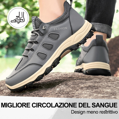 (🔥50% di sconto oggi - prendilo!) Scarpe ortopediche premium ed eleganti 👞 - Design ergonomico per alleviare il dolore