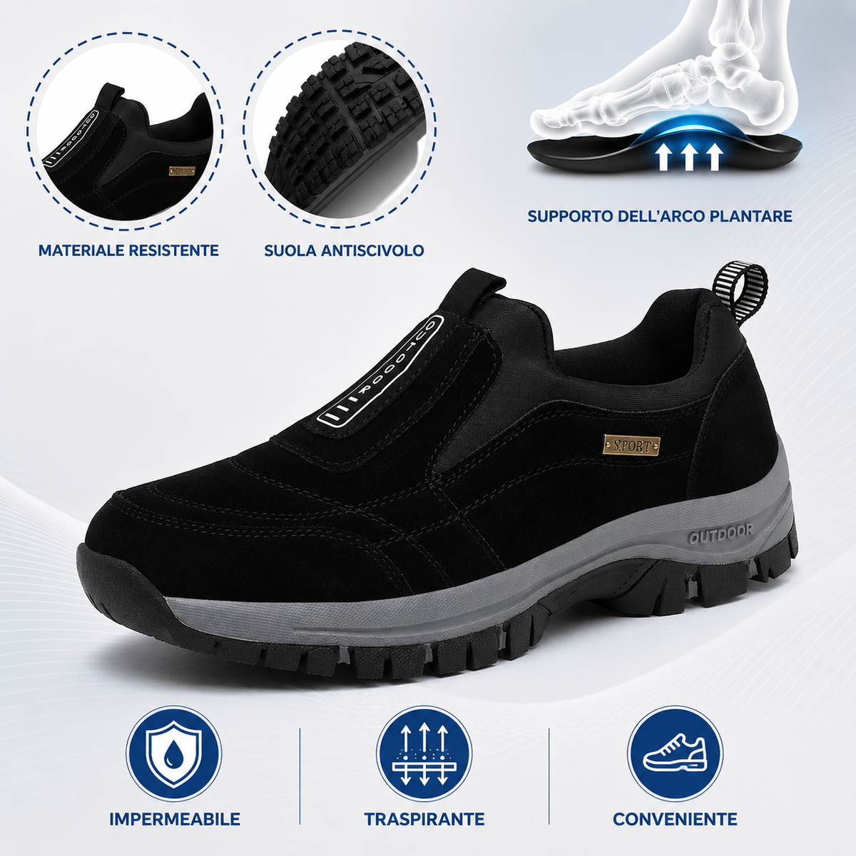 🎁Offerta a tempo limitato: 50% di sconto 🔴Sandali aperti in punta regolabili 🦶Eleganti e comodi, proteggono i tuoi piedi ✅Disponibili in diverse taglie