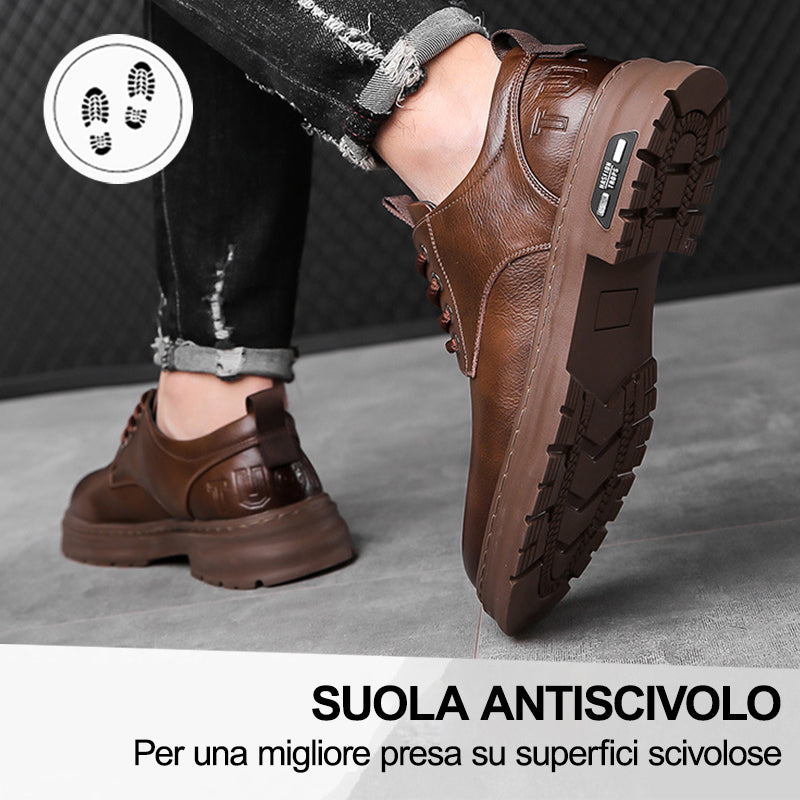 (🔥50% di sconto oggi - prendilo!) Scarpe ortopediche premium ed eleganti 👞 - Design ergonomico per alleviare il dolore