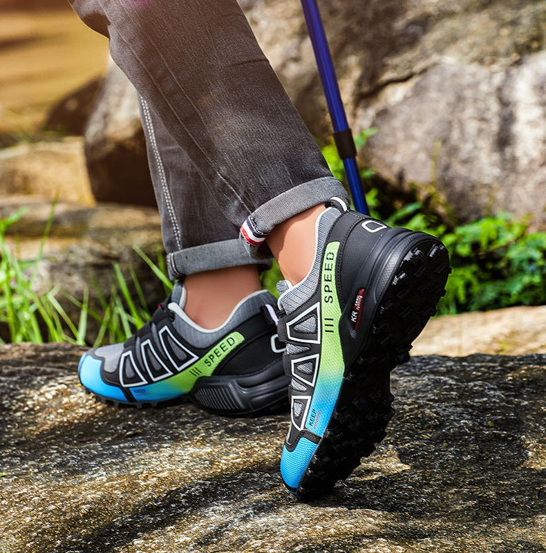 【⏰ Ultimo giorno – Sconto del 50%! Non fartelo sfuggire!】⏰ Scarpe da trekking e sportive di marca tedesca – Design ergonomico – Alleviano il dolore ai piedi mentre cammini.