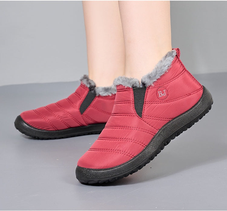 Usergoing® | Stivali ortopedici di lusso in pelle scamosciata: antiscivolo e caldi, indispensabili per la neve. 👍 Di' addio al dolore ai piedi.