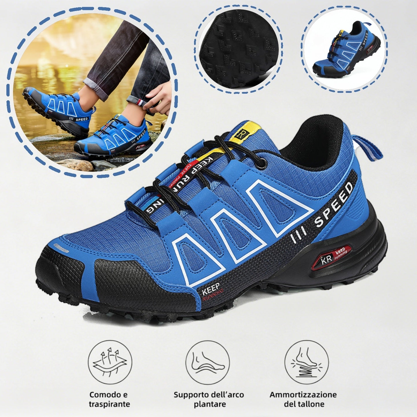 USERGOING🔥 Ultimo giorno! Sconto del 70%!  ✅ Scarpe ortopediche dal design ergonomico per dolori alla schiena, alle articolazioni e ai piedi - unisex
