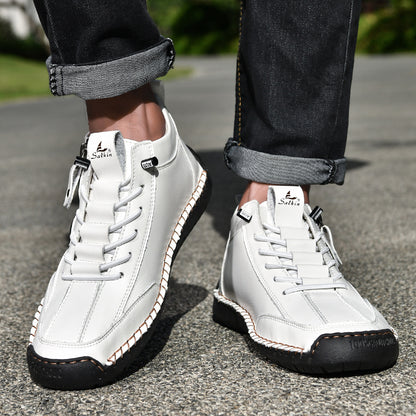 🔥 Sconto del 50% - Non lasciartelo sfuggire|Scarpe in Pelle "Zero Fatica": Zip Laterale, Supporto Plantare e suola antiscivolo – il design ergonomico allevia la fatica.