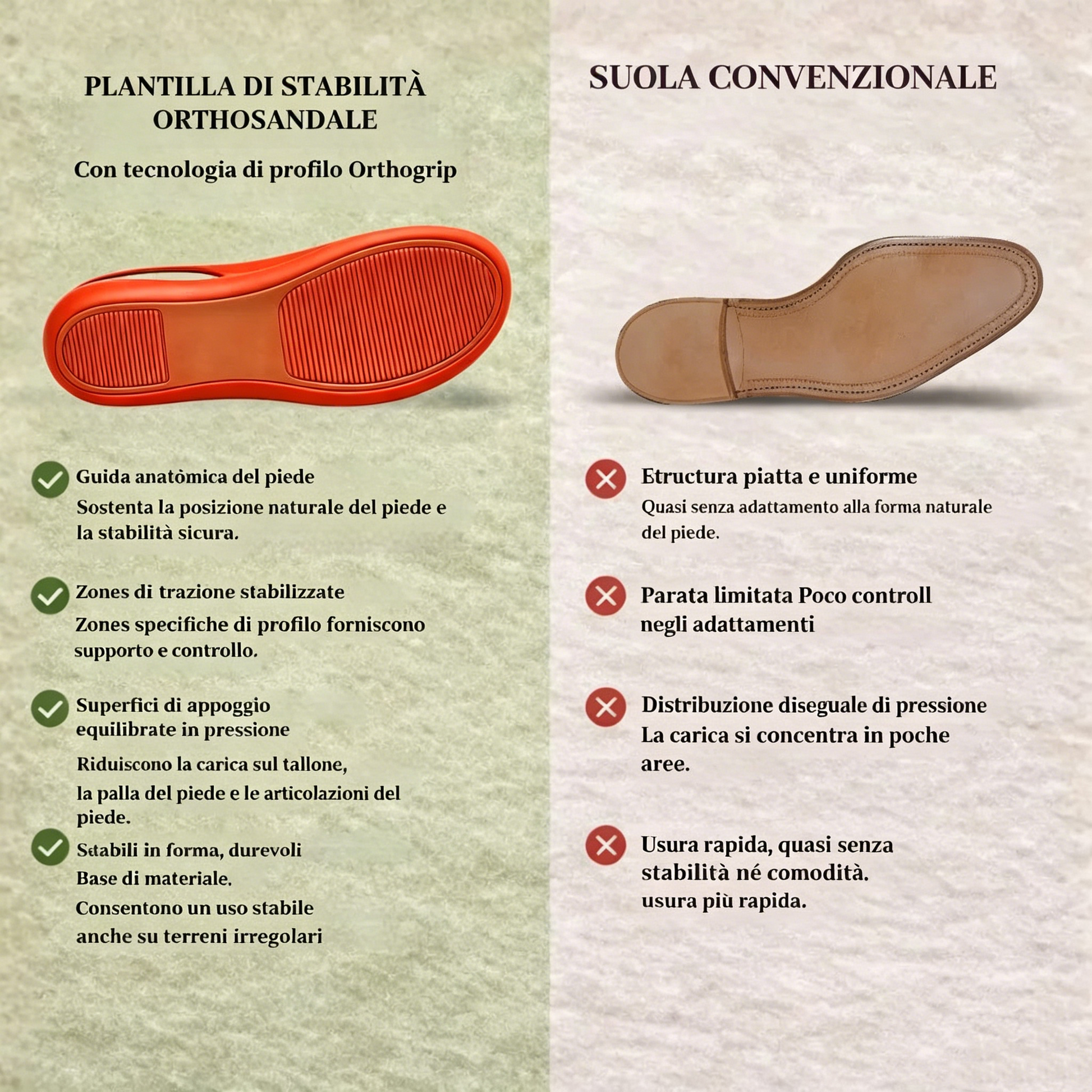 Sandali ortopedici – Sandali comodi da donna | Supporto ergonomico