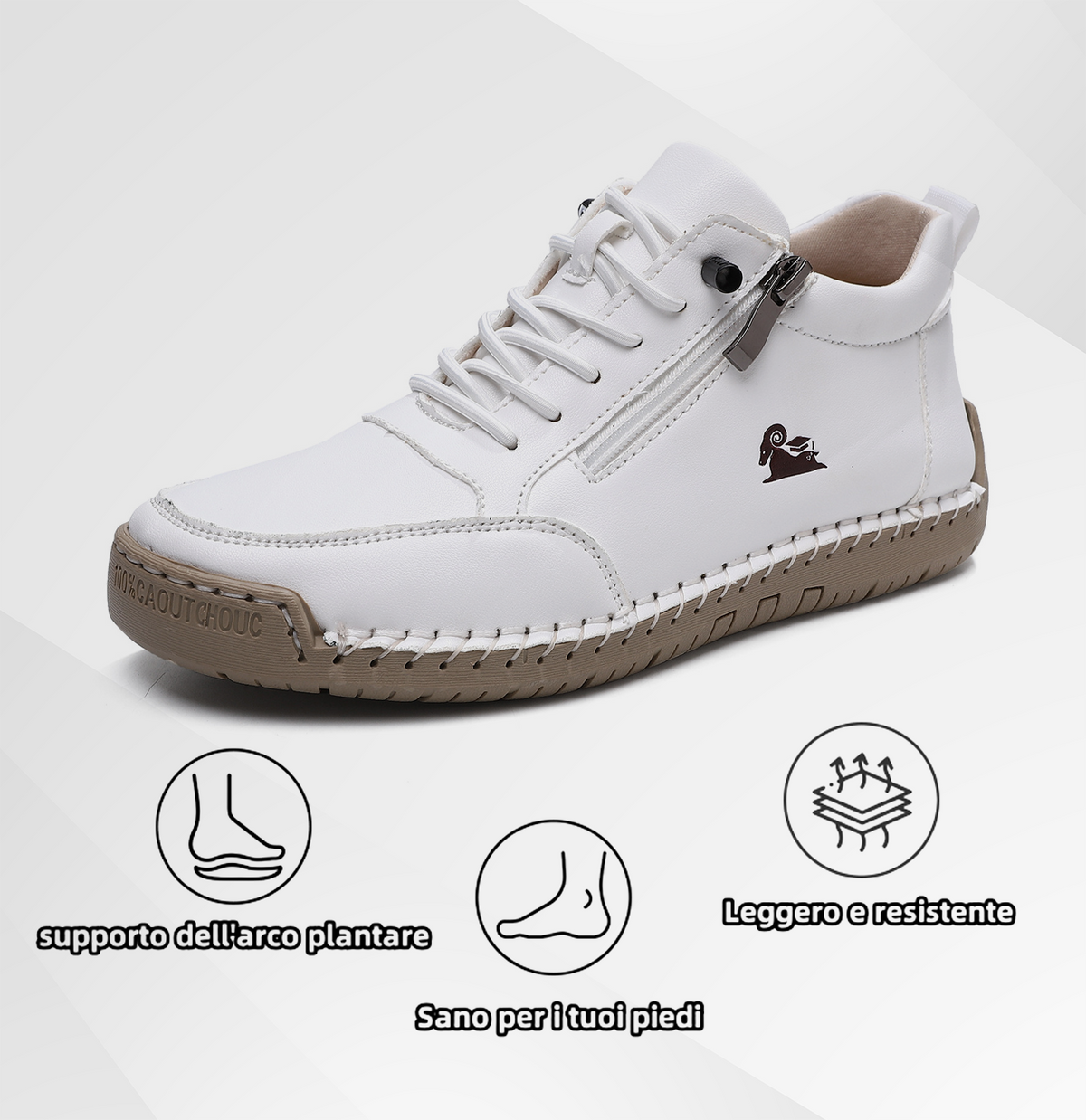Scarpe ortopediche unisex USERGOING®| Pelle di vitello impermeabile e antiscivolo di alta qualità | Design ergonomico per alleviare il fastidio a schiena, articolazioni e piedi | Sconto del 50% per un periodo limitato, fino a esaurimento scorte