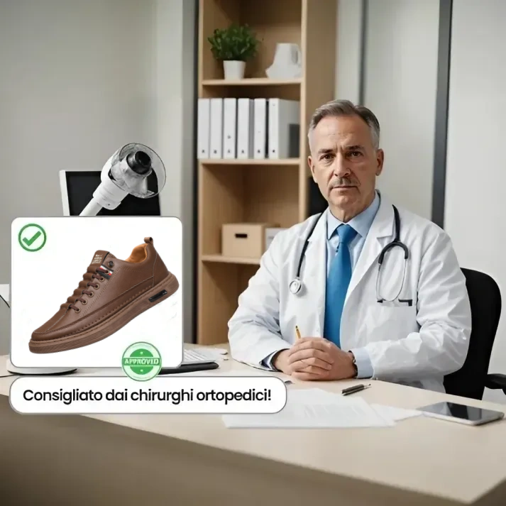 🔥 Scarpe in pelle Premium 🦶 Alleviano efficacemente il dolore ai piedi e la fascite plantare. Ideali per le lunghe camminate; facili da indossare e sfilare ✅ Ampia gamma di taglie disponibili.