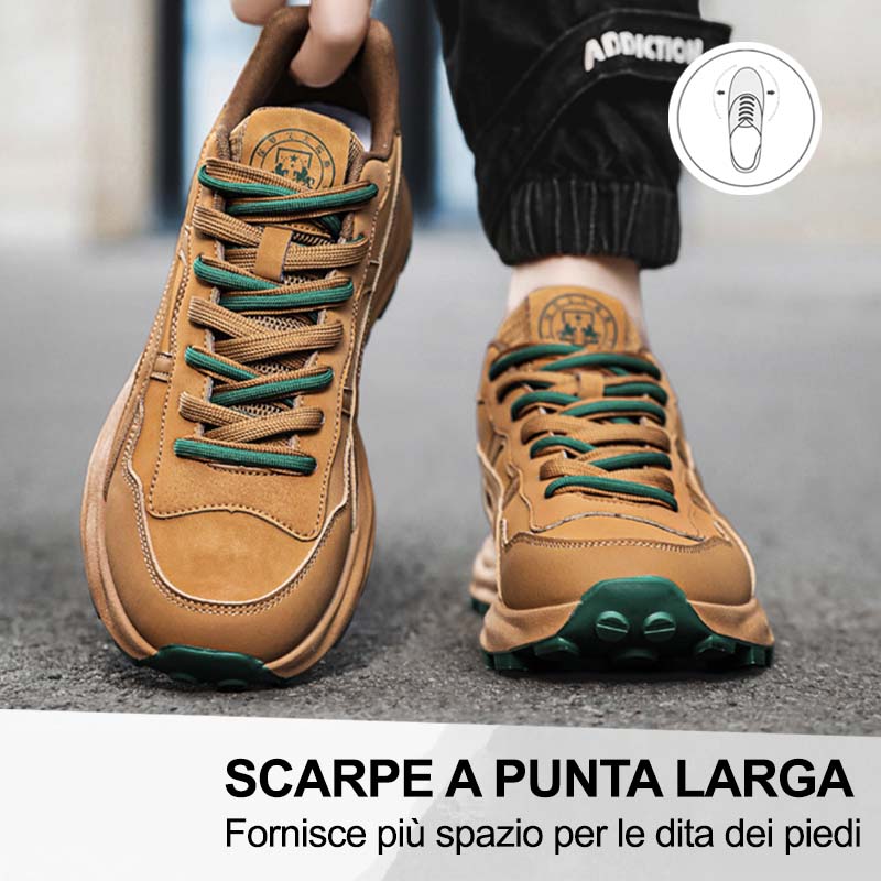 (🔥50% di sconto oggi - prendilo!) Scarpe ortopediche premium ed eleganti 👞 - Design ergonomico per alleviare il dolore