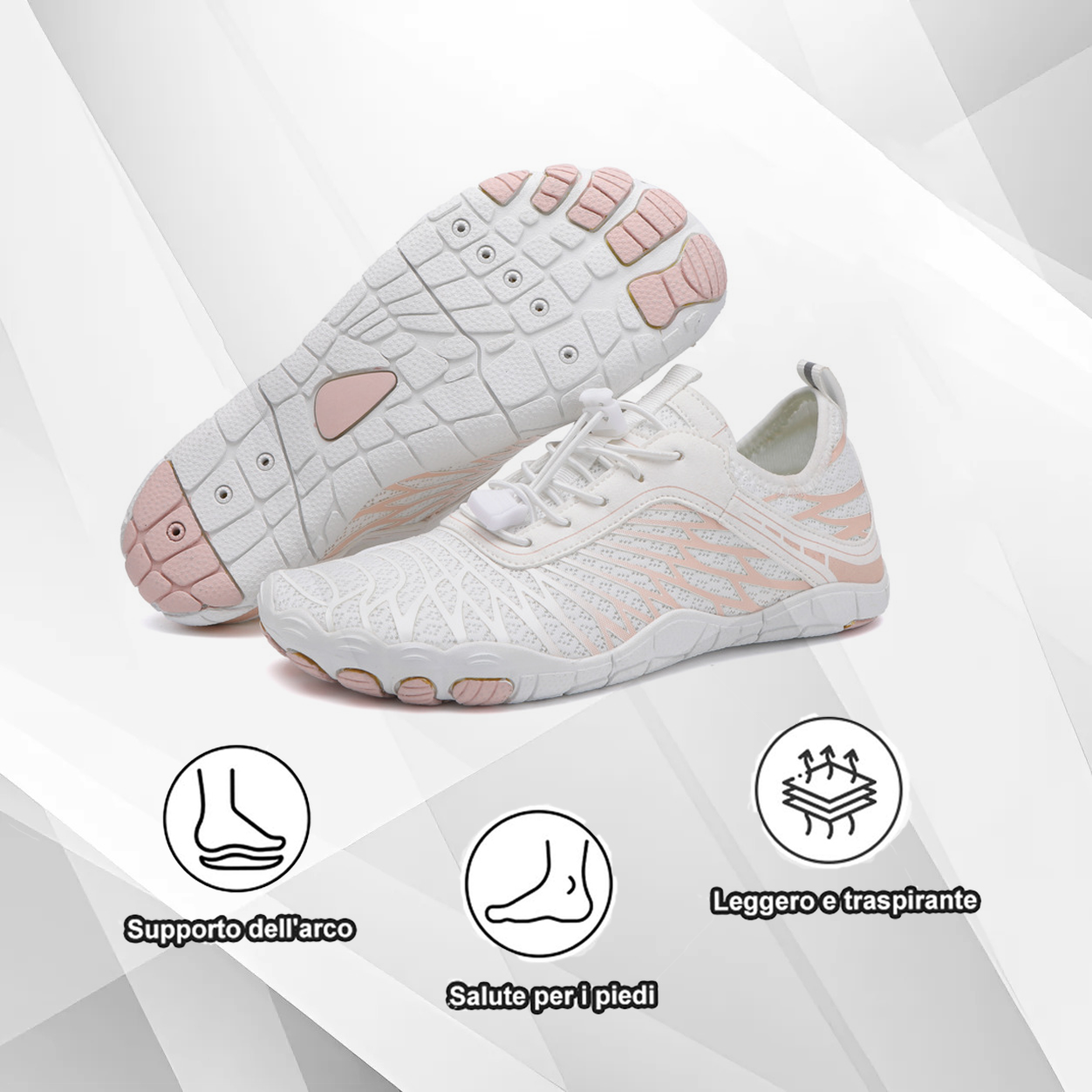 (🔥Sconto del 50% oggi, non lasciartelo sfuggire!) ⏰- Luymen-Sneakers Five Finger-Traspirante,Alpinismo,Pesca,Fiume,Sport,Multifunzionale（Unisex）