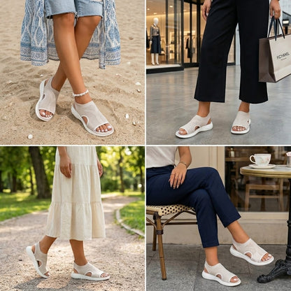 🔥 Sandali da donna comodi | Supporto ergonomico 👡 Disponibili in tutte le taglie: cammina con sicurezza ✅ Perfetti per le calde giornate estive