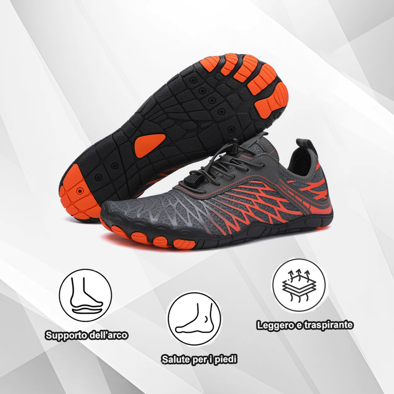 (🔥Sconto del 50% oggi, non lasciartelo sfuggire!) ⏰- Luymen-Sneakers Five Finger-Traspirante,Alpinismo,Pesca,Fiume,Sport,Multifunzionale（Unisex）