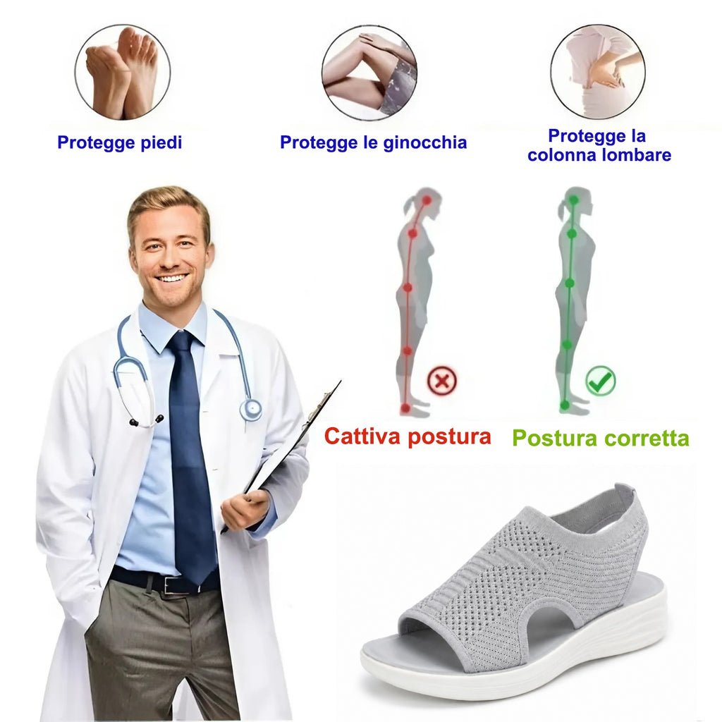 🔥 Sandali da donna comodi | Supporto ergonomico 👡 Disponibili in tutte le taglie: cammina con sicurezza ✅ Perfetti per le calde giornate estive