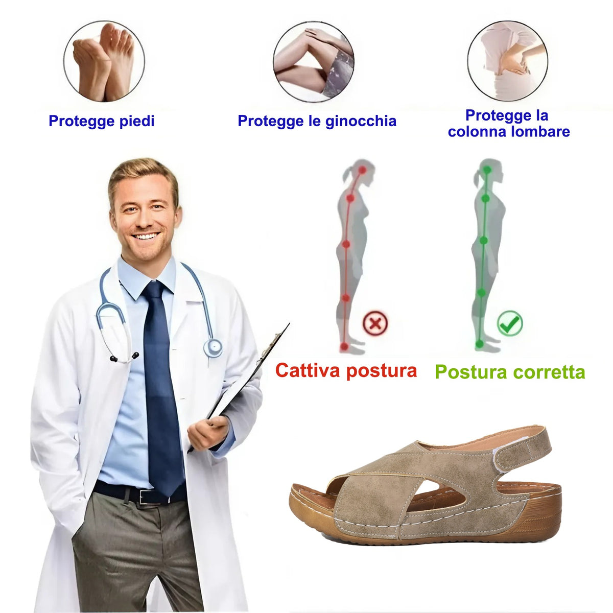 🎉Sconto del 50% oggi - non perdete l'occasione! ⏰ Scarpe ortopediche dal design ergonomico - supporto dell'arco plantare 👞 Alleviano facilmente il dolore ai piedi