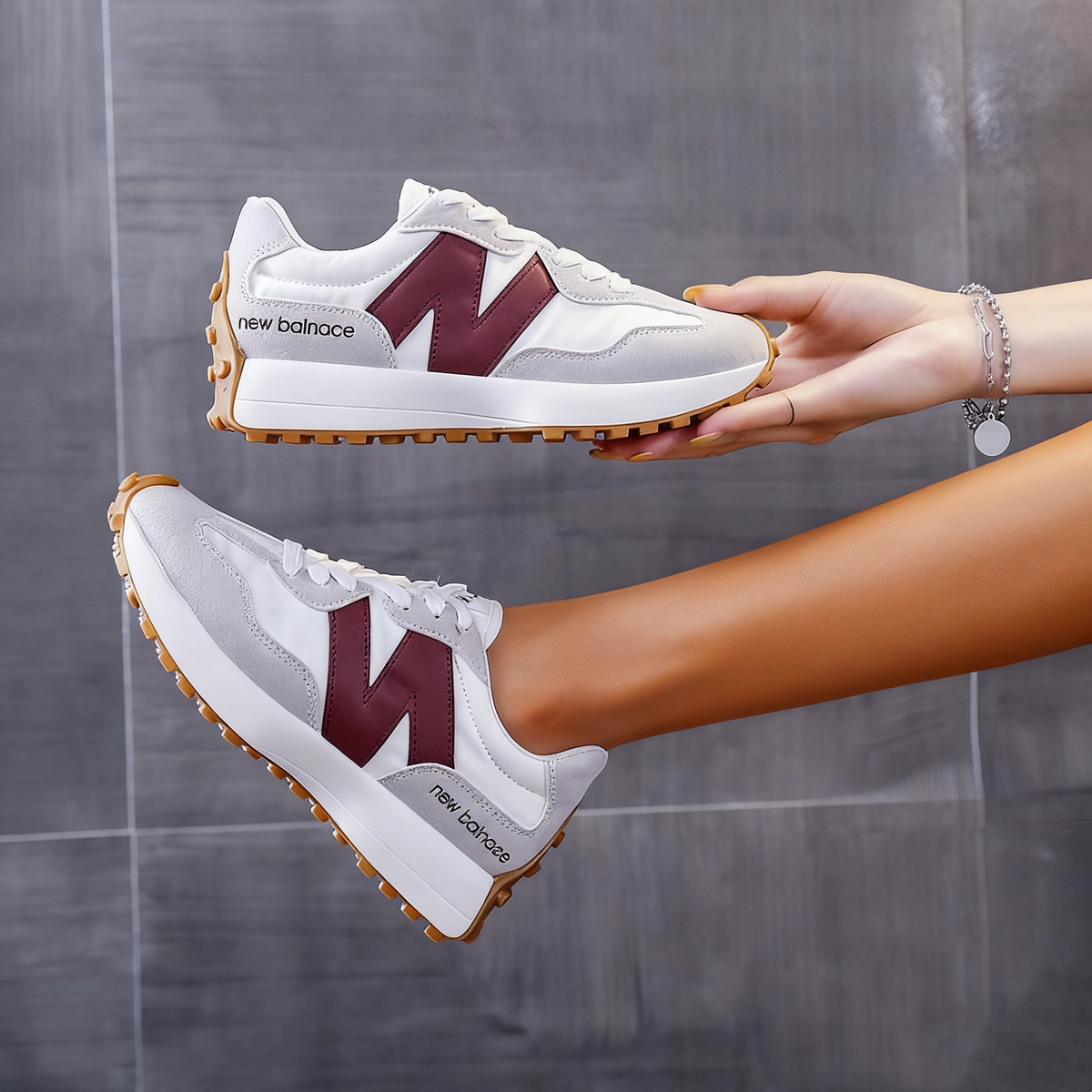 ⏰Sconto del 50% oggi👟Sneakers informali, il design a punta larga riduce la pressione sulle piante dei piedi