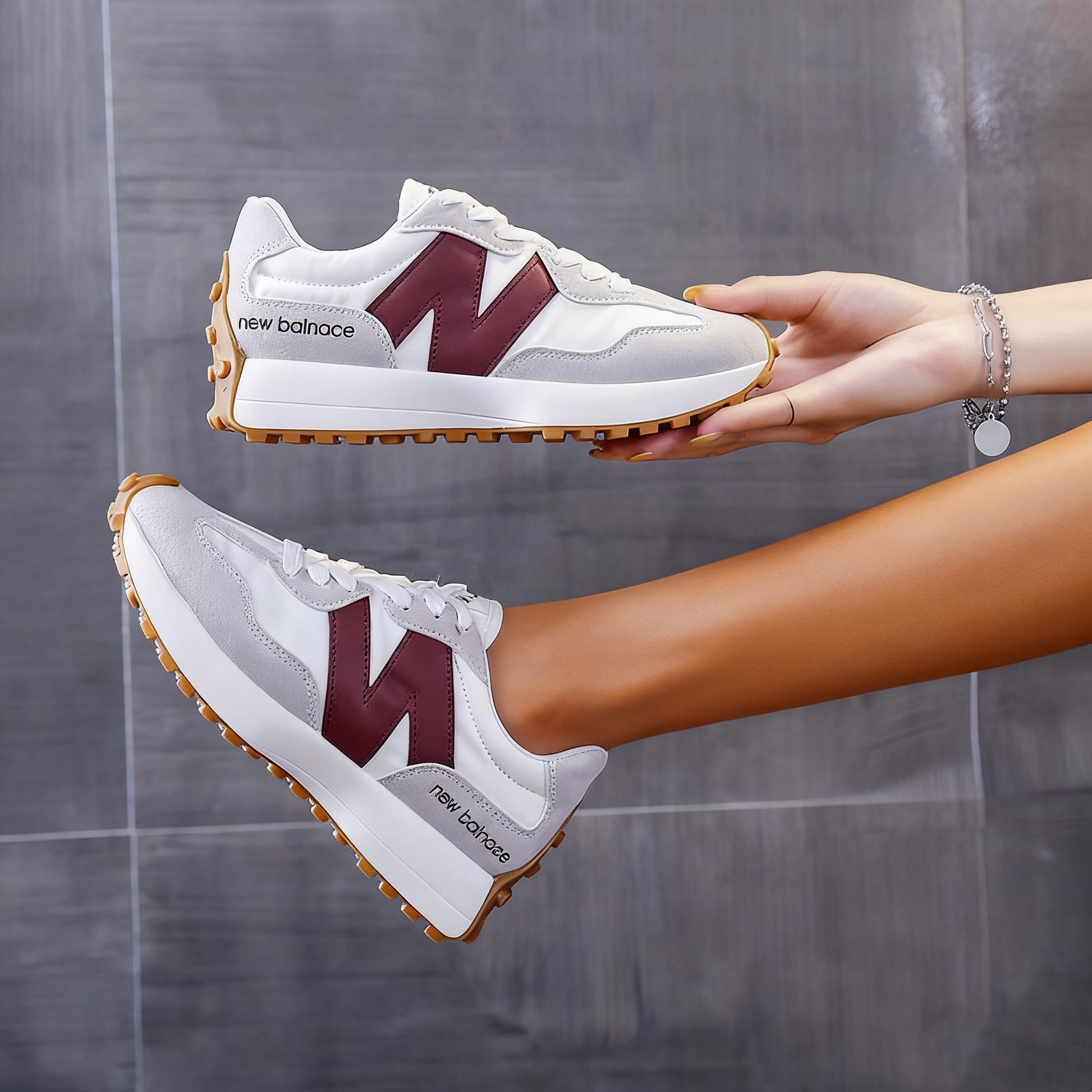 ⏰Sconto del 50% oggi👟Sneakers informali, il design a punta larga riduce la pressione sulle piante dei piedi