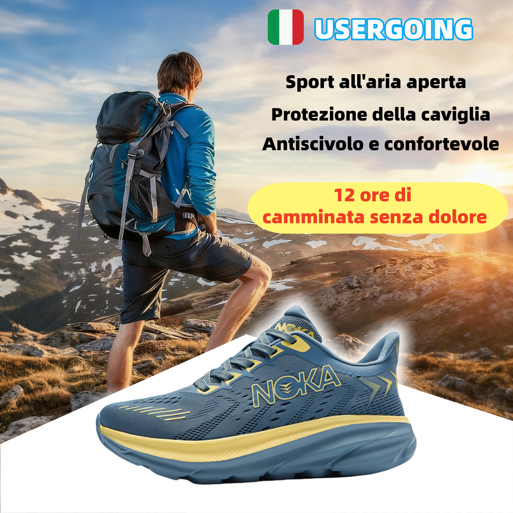 ⏰Oggi a metà prezzo👟 Queste scarpe sono ideali per le attività che durano tutto il giorno. Il design con supporto dell'arco plantare allevia efficacemente l'affaticamento.