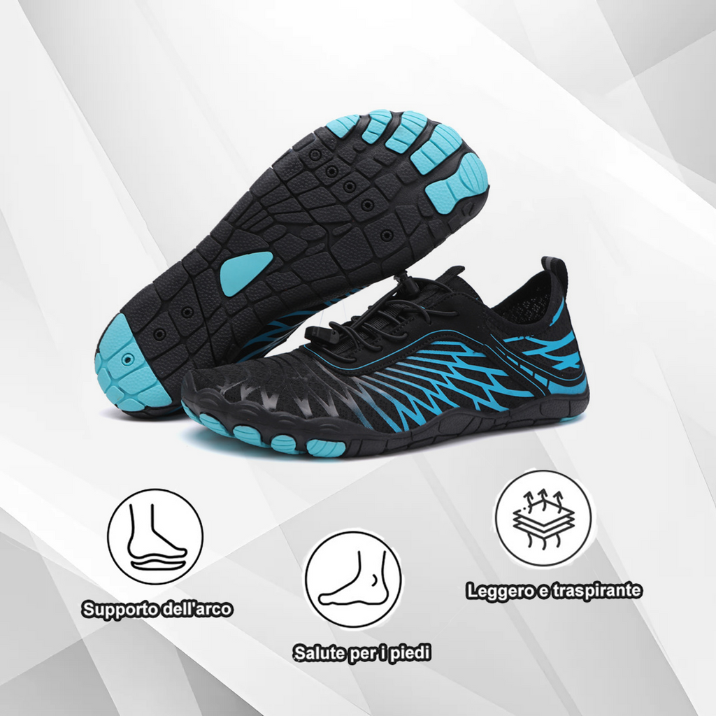 (🔥Sconto del 50% oggi, non lasciartelo sfuggire!) ⏰- Luymen-Sneakers Five Finger-Traspirante,Alpinismo,Pesca,Fiume,Sport,Multifunzionale（Unisex）