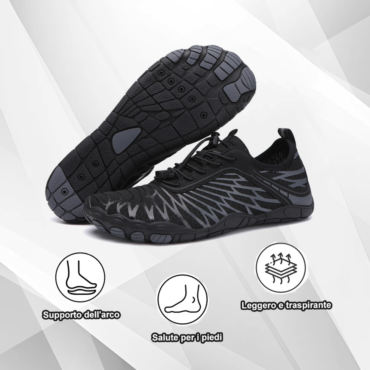 (🔥Sconto del 50% oggi, non lasciartelo sfuggire!) ⏰- Luymen-Sneakers Five Finger-Traspirante,Alpinismo,Pesca,Fiume,Sport,Multifunzionale（Unisex）