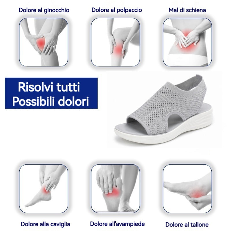 🔥 Sandali da donna comodi | Supporto ergonomico 👡 Disponibili in tutte le taglie: cammina con sicurezza ✅ Perfetti per le calde giornate estive