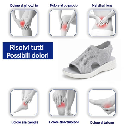 🔥 Sandali da donna comodi | Supporto ergonomico 👡 Disponibili in tutte le taglie: cammina con sicurezza ✅ Perfetti per le calde giornate estive