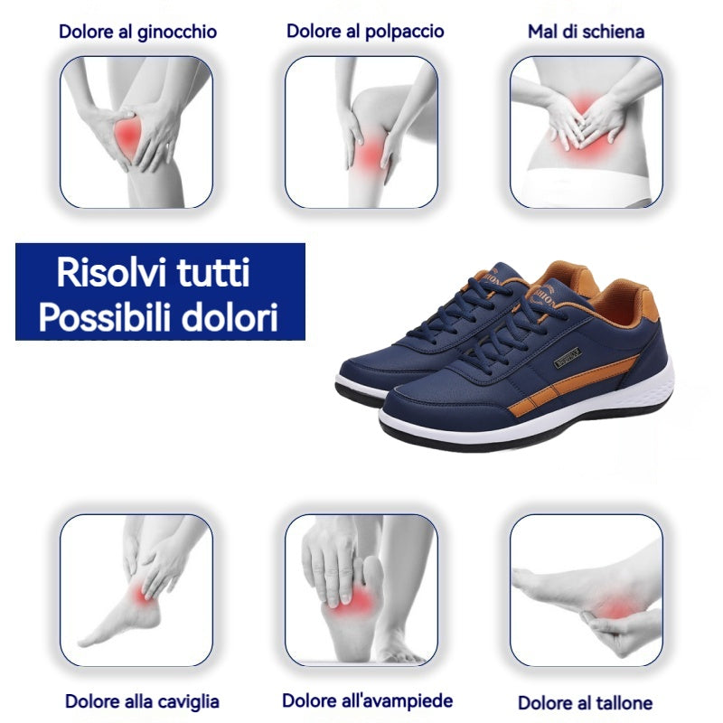 [Offerta di oggi a metà prezzo: da non perdere] Scarpe casual da uomo dal design ergonomico: allevia efficacemente il dolore quando si cammina👞Regola la posizione corretta delle ossa umane