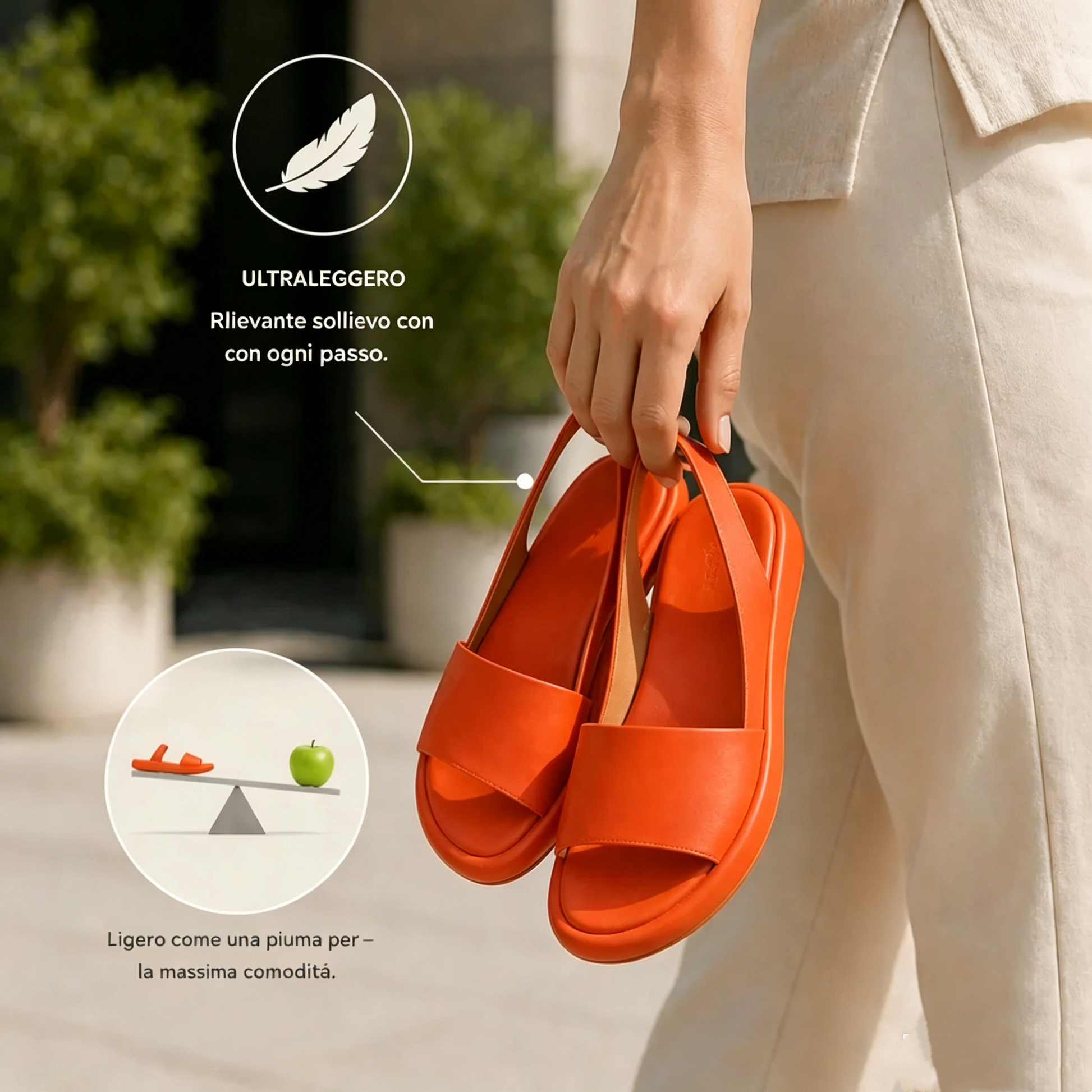 Sandali ortopedici – Sandali comodi da donna | Supporto ergonomico