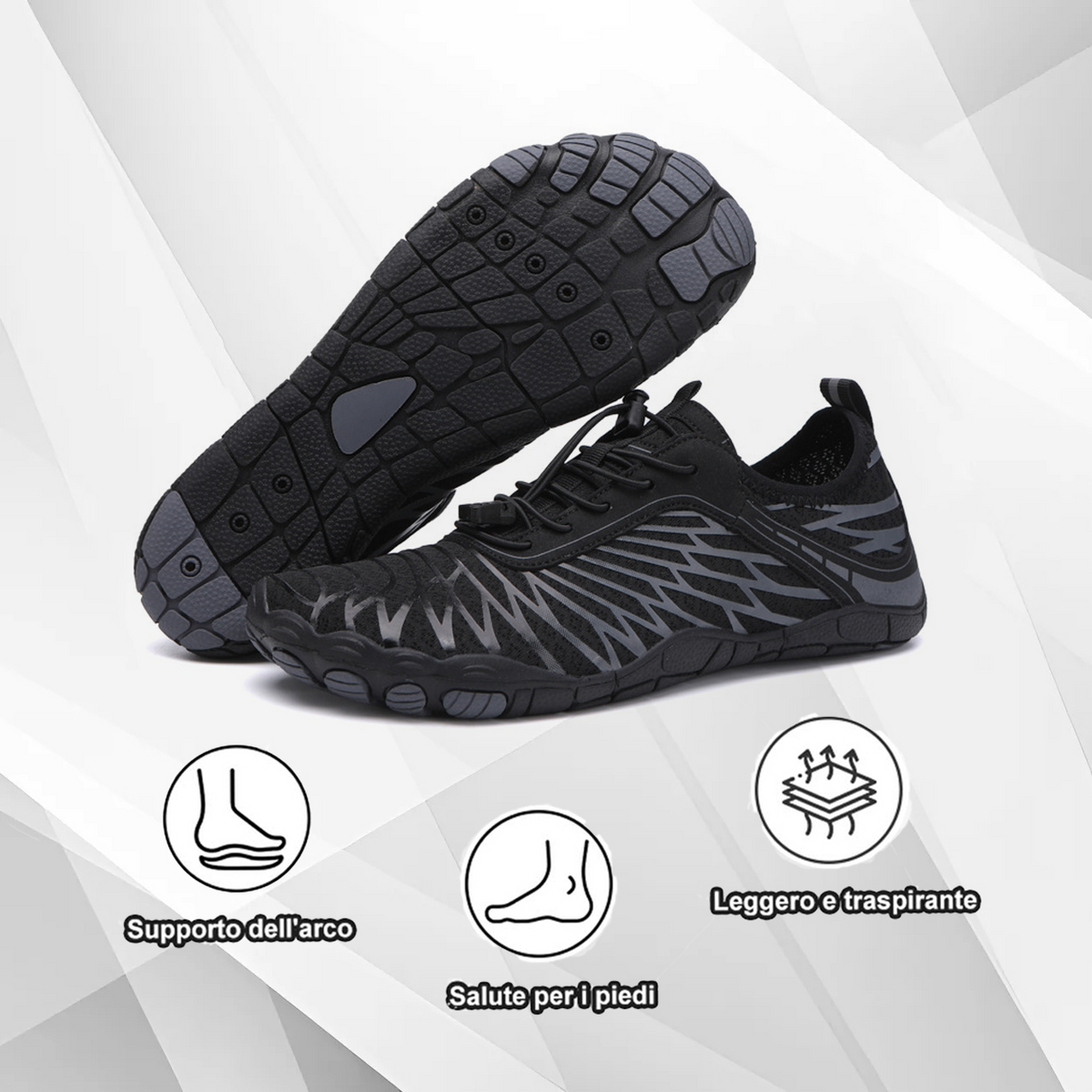 Scarpe ortopediche unisex USERGOING | Scarpe sportive leggere, comode e traspiranti | Progettate ergonomicamente per alleviare il dolore alla schiena, alle articolazioni e ai piedi | Sconto del 50% per un periodo limitato, fino a esaurimento scorte